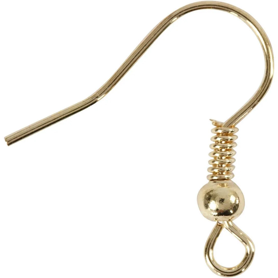 creativ company franse oorbelhaak verguld - 10st | 603040 | 0