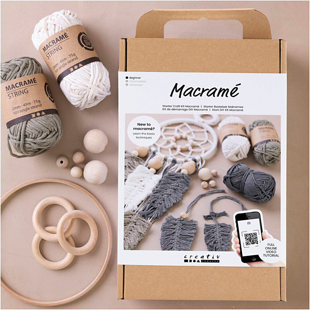 creativ company knutselset macramé dromenvanger | 41477 | 1