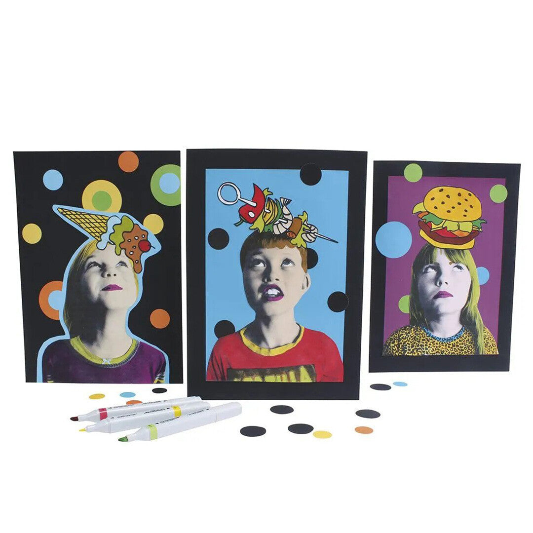 creativ company kraftpapier A4 100 gr - zwart - 20 vellen | 221380 | 1