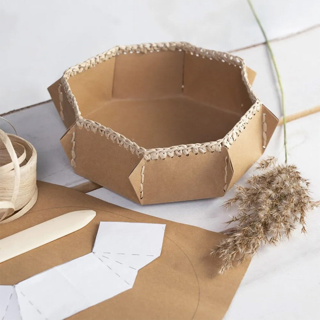 creativ company rol raffia papiergaren - zwart - 100m   | 503292 | 2
