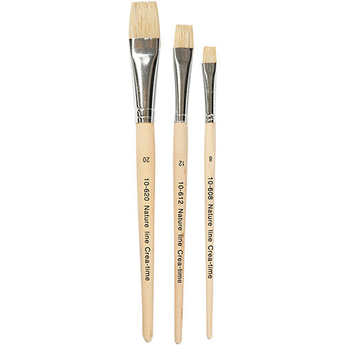 creativ company verfkwasten plat - 3st | 100263 | 0