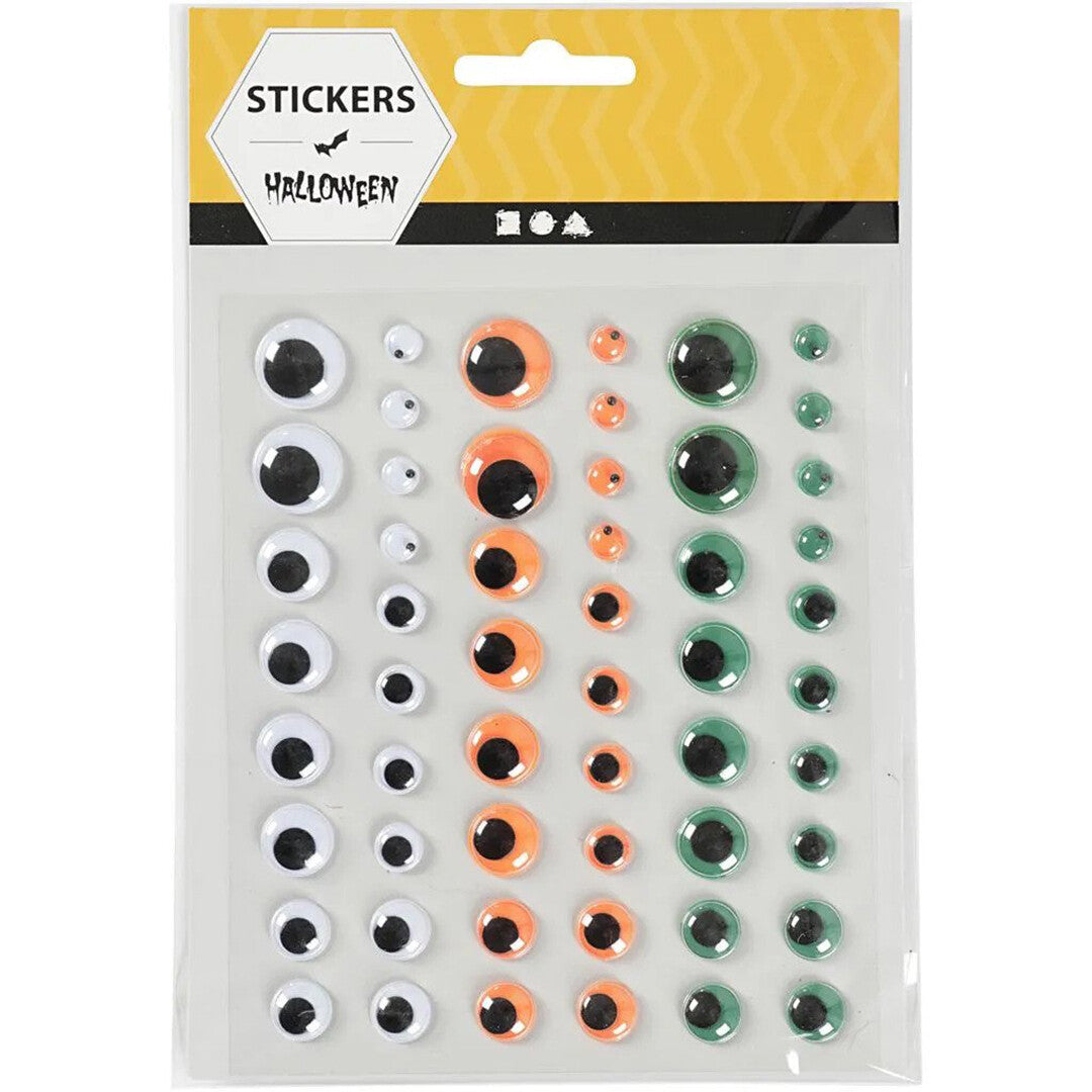 creativ company wiebelogen halloween - 6-15 mm - 54st | 28994 | 5