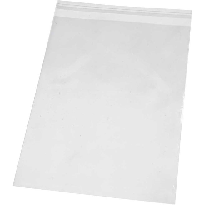 creativ company cellofaan zakjes transparant - 25,5 cm - 20st