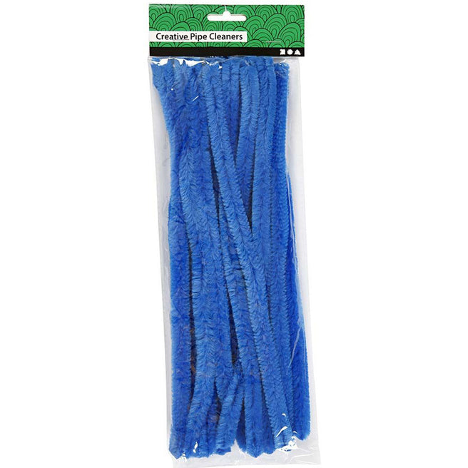 creativ company chenilledraad - donkerblauw - 15st | CREA52106 | 1