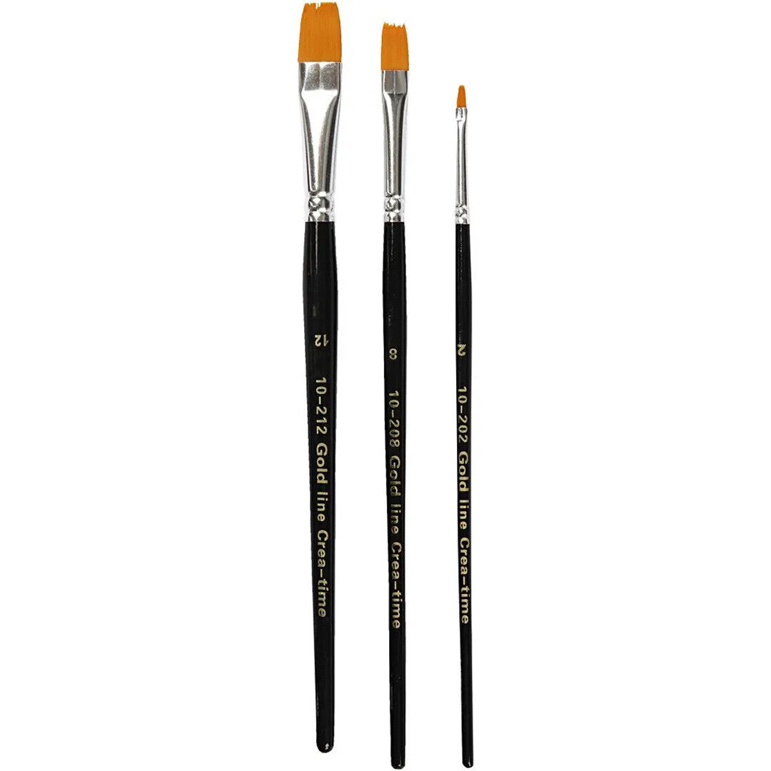 creotime gold line penselen - 3st | 100267 | 0