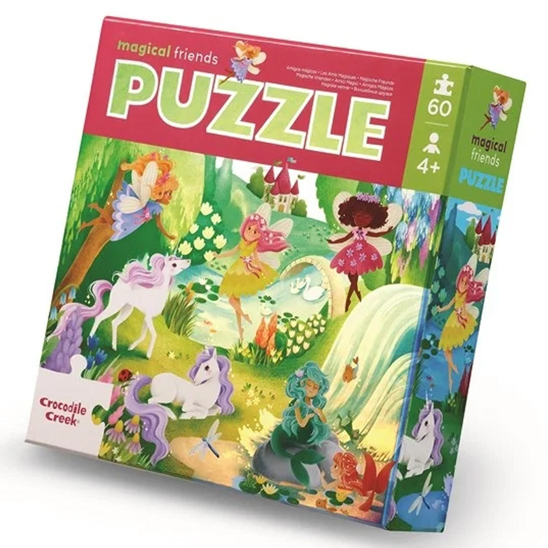 crocodile creek holografische puzzel magische vriendjes - 60st | CC79056 | 0