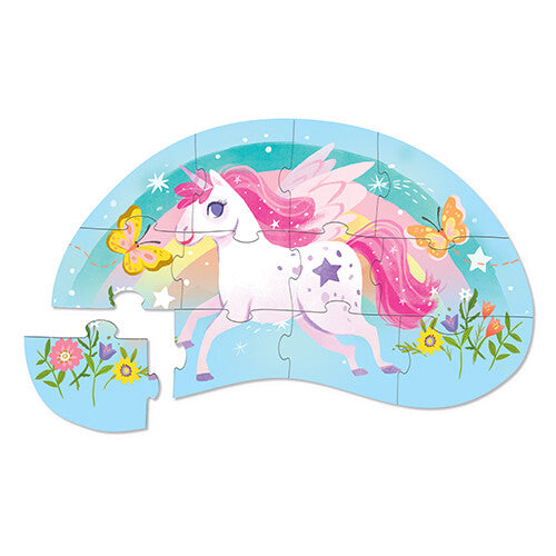crocodile creek mini puzzel lieve eenhoorn - 12st | CC41197 | 1