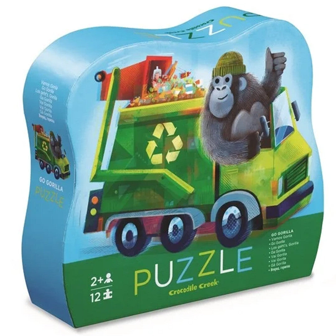 crocodile creek puzzel gorilla - 12st | CC41225 | 0