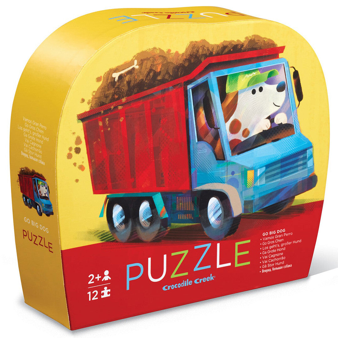 crocodile creek puzzel hond - 12st | CC41223 | 0