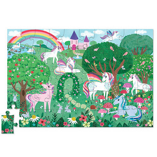 crocodile creek puzzel in blik eenhoorn dromen - 50st | CC43004 | 1
