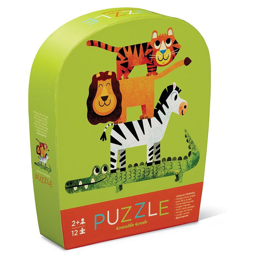 crocodile creek puzzel jungle vrienden - 12st | CC41222 | 0