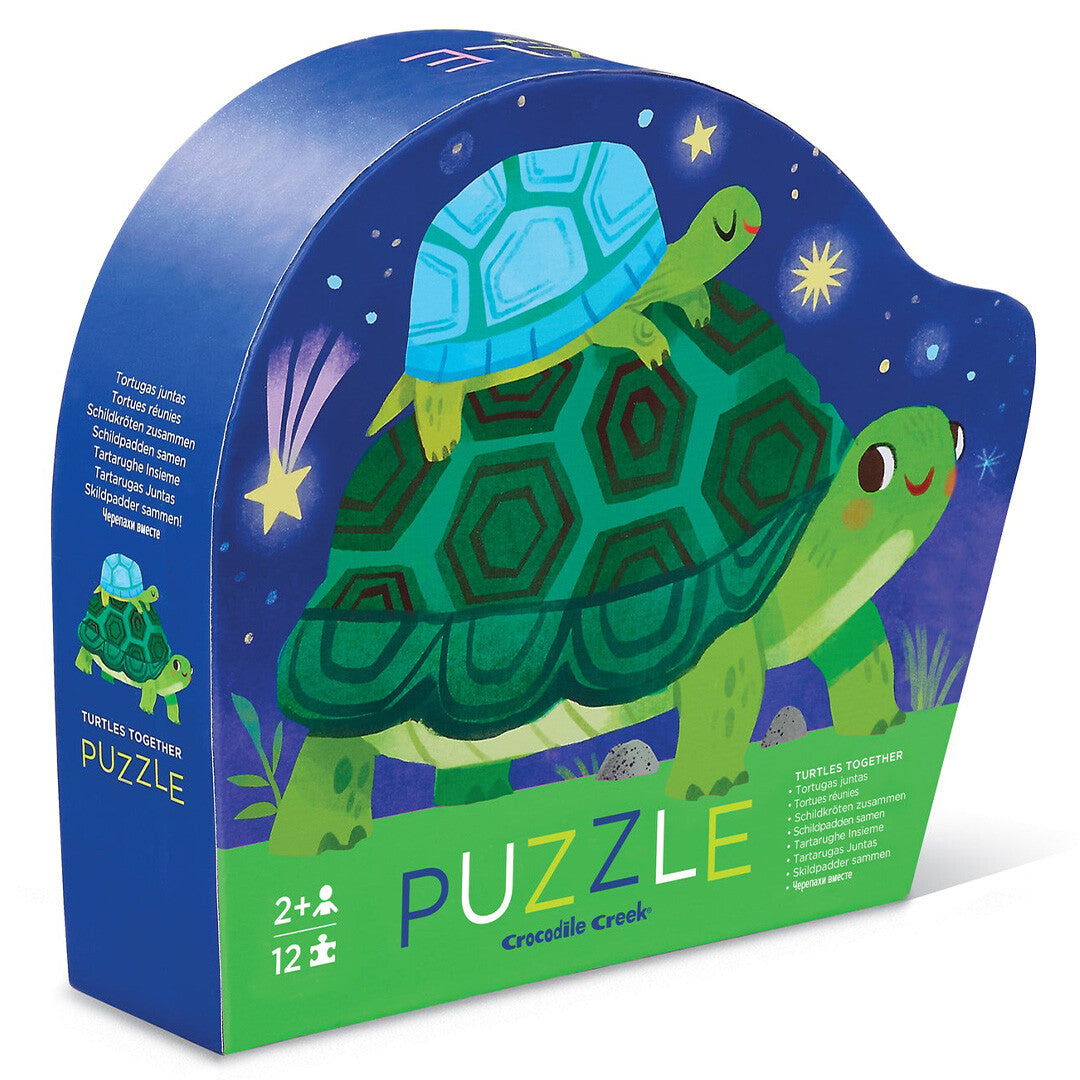 crocodile creek puzzel schildpadden samen - 12st | CC41196 | 0