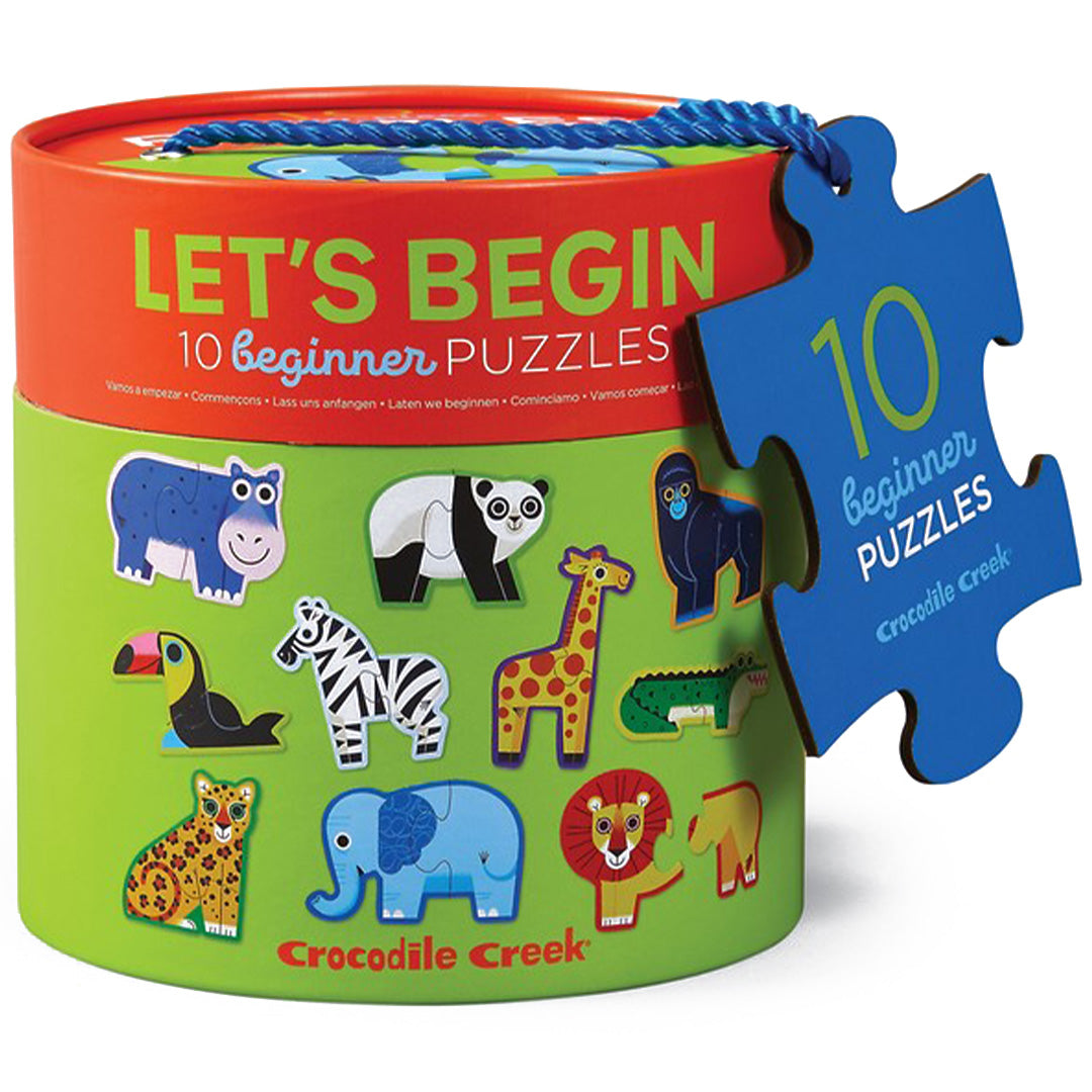crocodile creek puzzels jungle - 10x2st   | CC29521 | 0