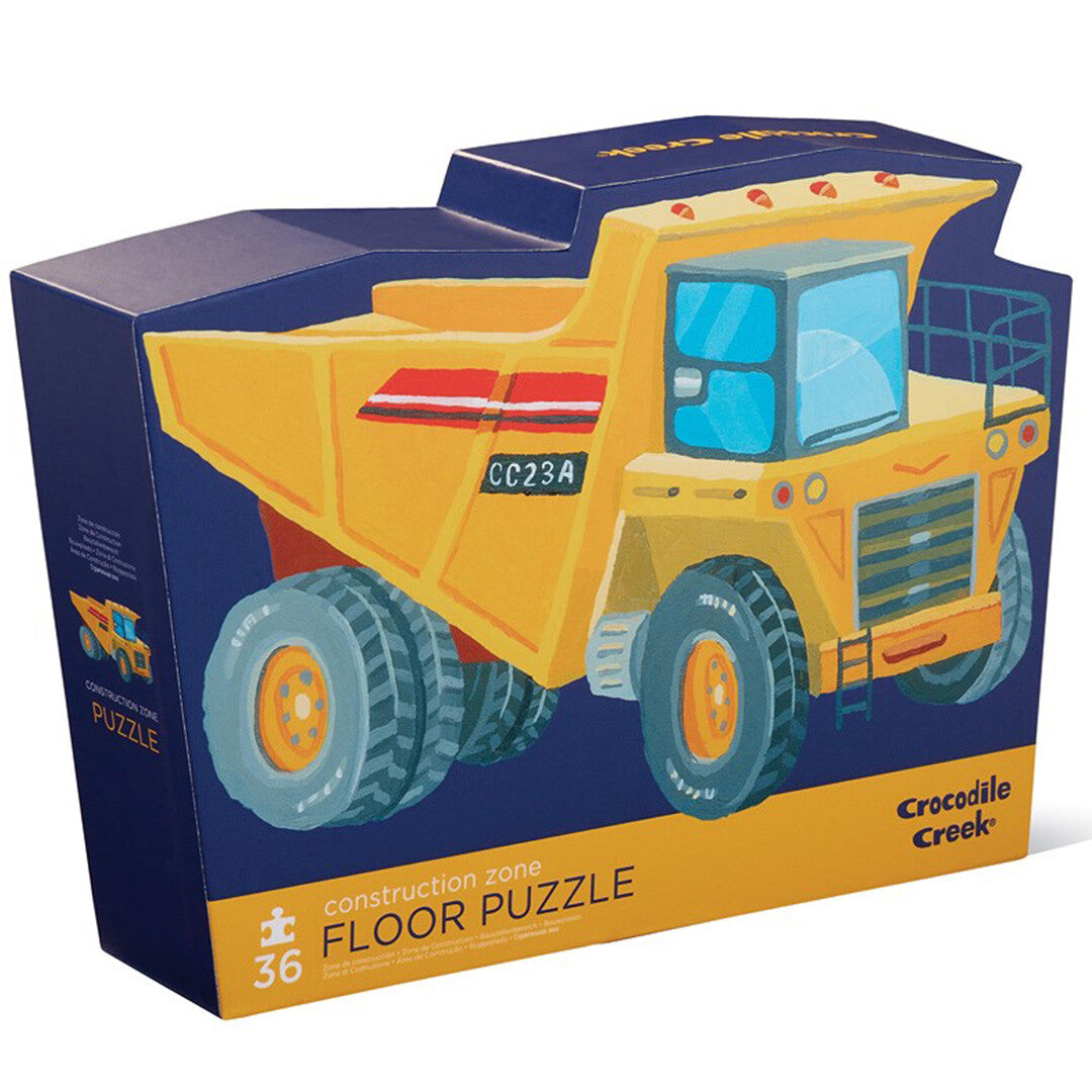 crocodile creek vloerpuzzel bouwplaats - 36st | CC40790 | 0