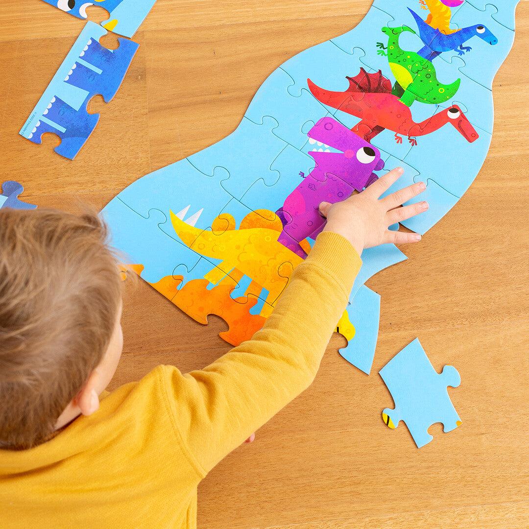 crocodile creek vloerpuzzel dinosaurussen - 30st | CC40102 | 1