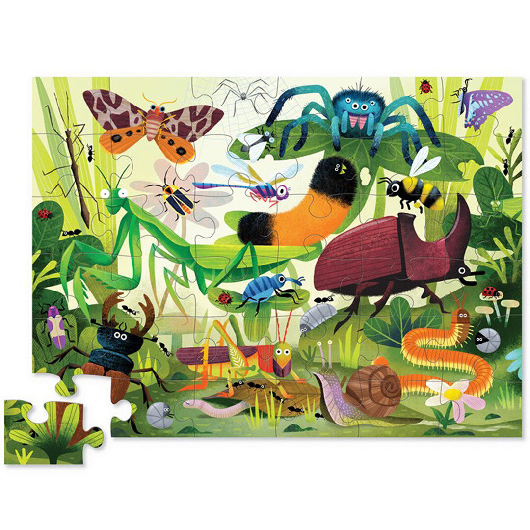 crocodile creek vloerpuzzel insecten - 36st   | CC40783 | 1