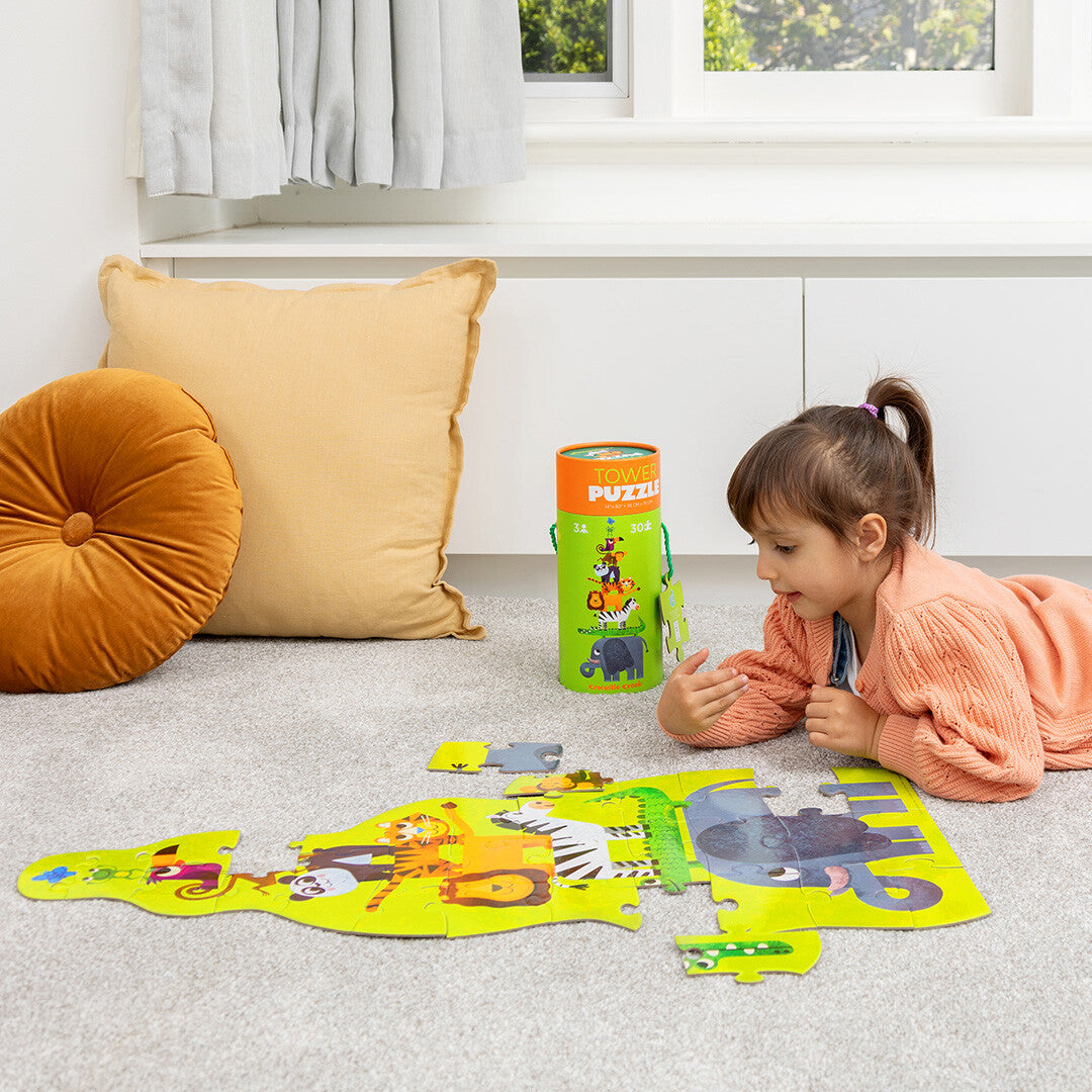 crocodile creek vloerpuzzel jungle - 30st | CC40101 | 2