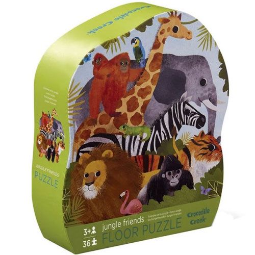 crocodile creek vloerpuzzel jungle vrienden - 36st | CC40763 | 0