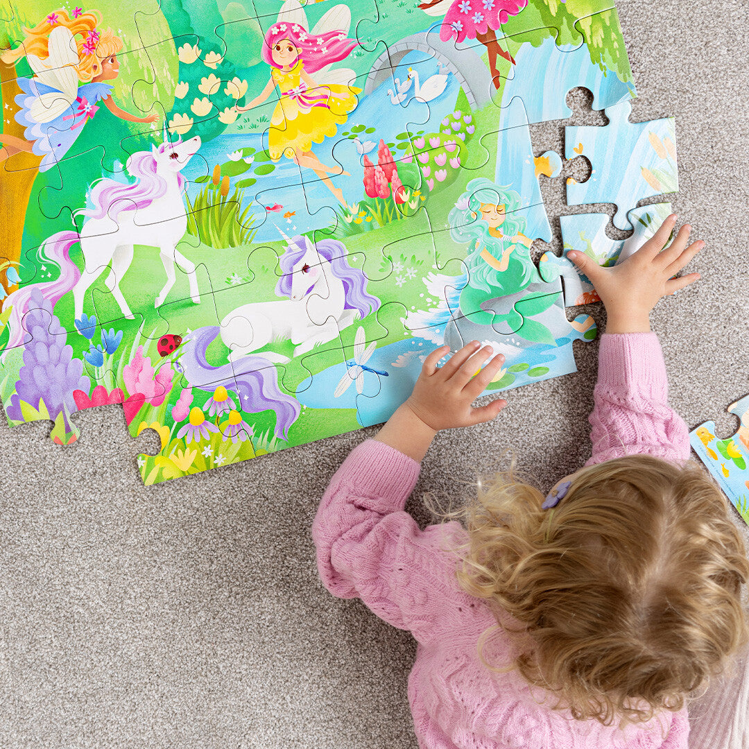 crocodile creek vloerpuzzel magische vriendjes - 36st | CC40788 | 2