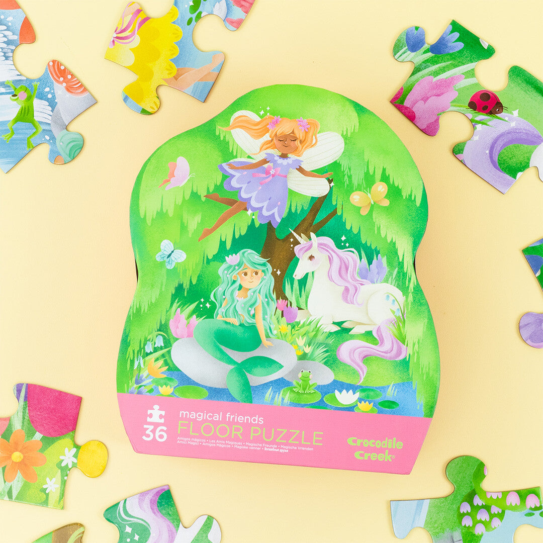 crocodile creek vloerpuzzel magische vriendjes - 36st | CC40788 | 5
