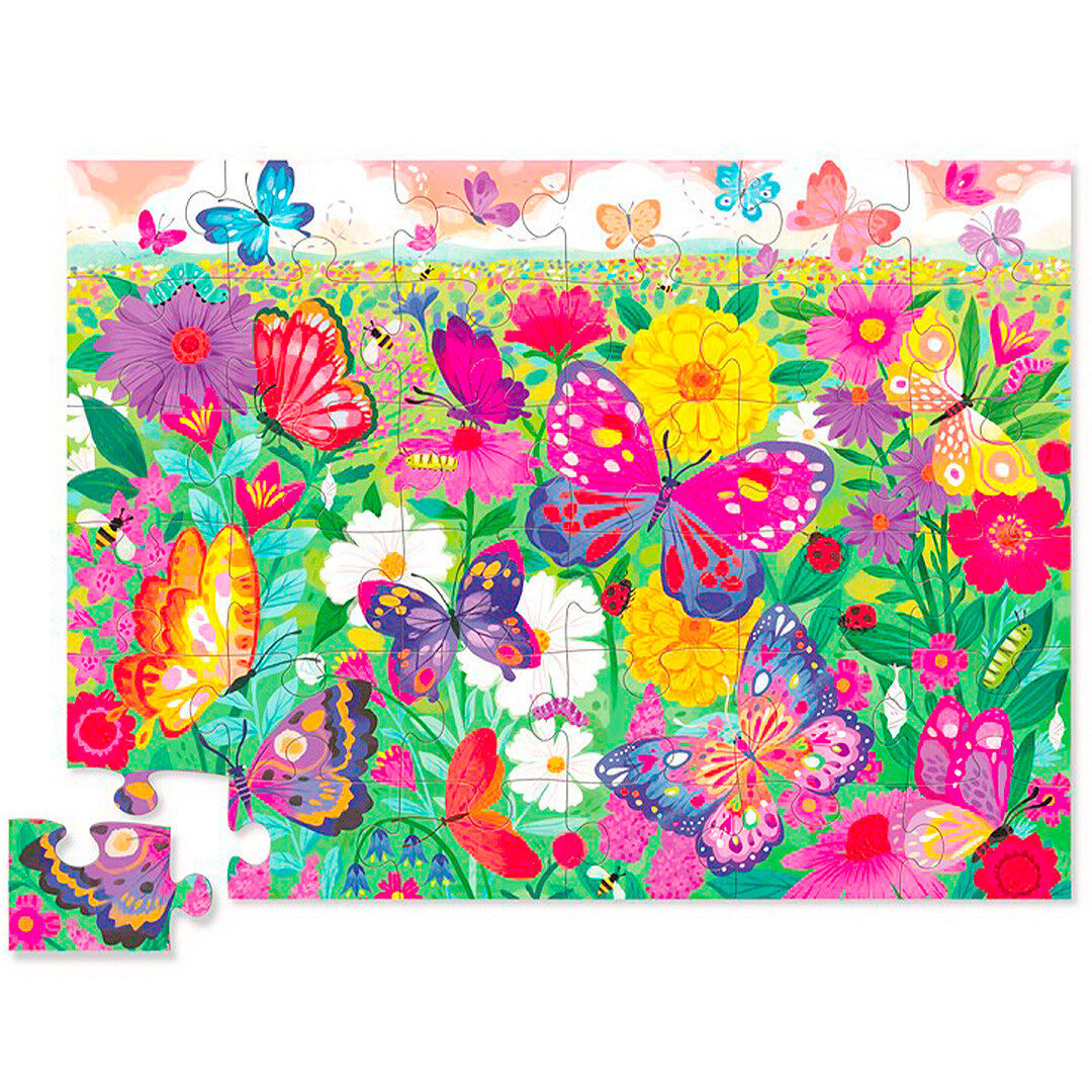 crocodile creek vloerpuzzel vlinders - 36st | CC40793 | 1