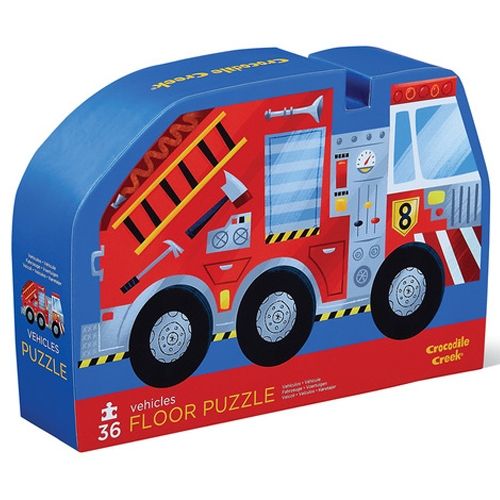 crocodile creek vloerpuzzel voertuigen - 36st | CC40736 | 0
