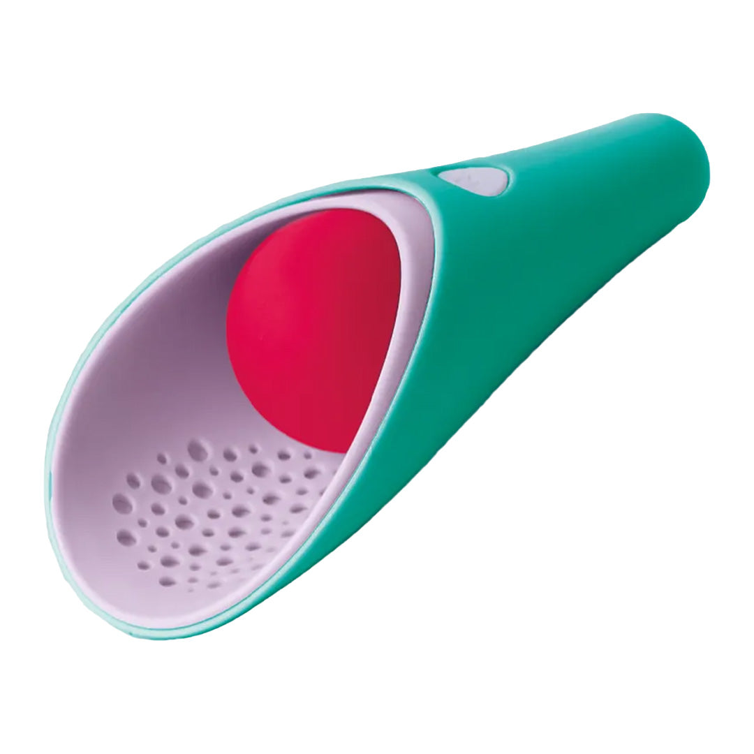 quut schep met zeef en bal cuppi 3-in-1 - lagoon lavender