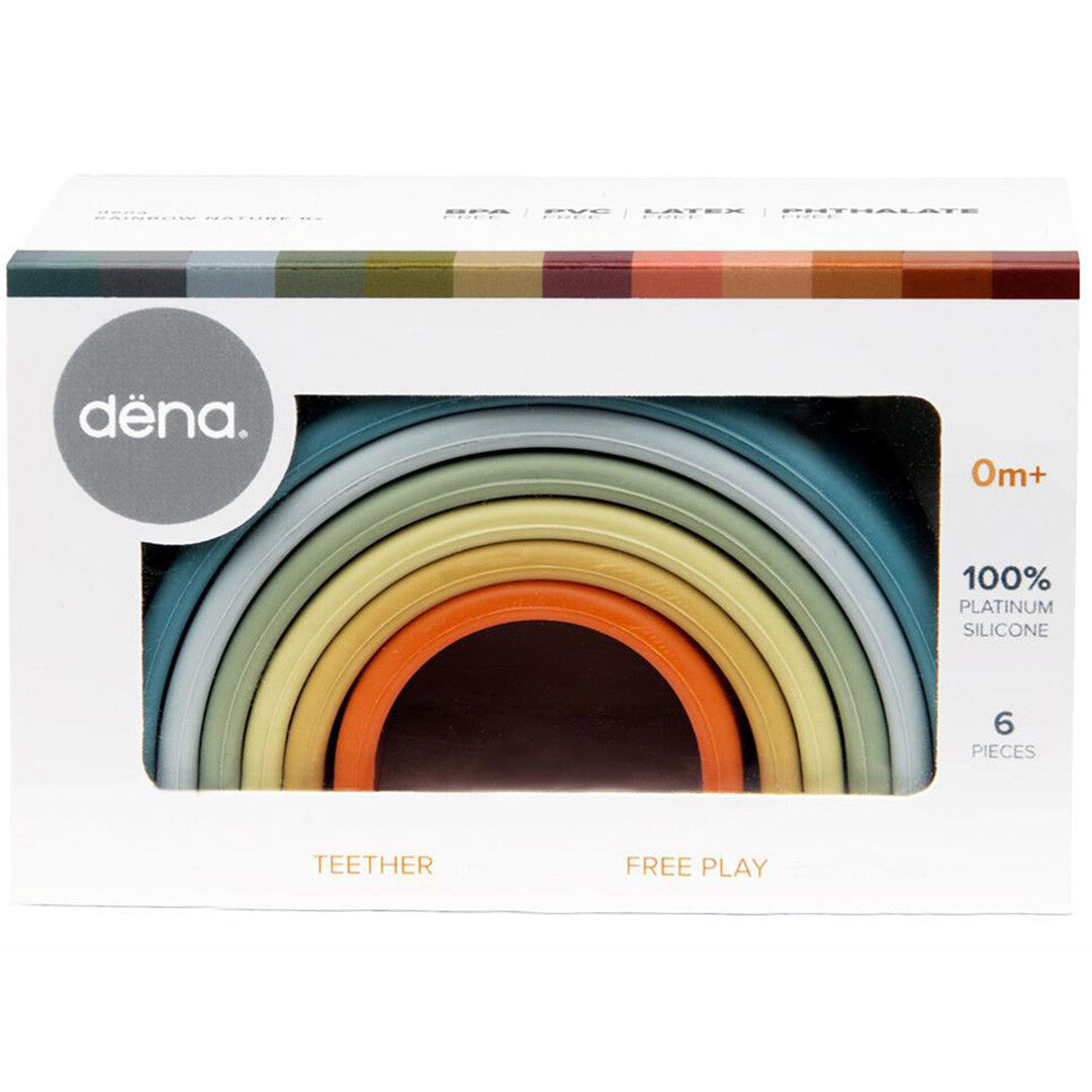 dëna bijt- en stapelspeeltje natuur - regenboog | 5052552 | 1