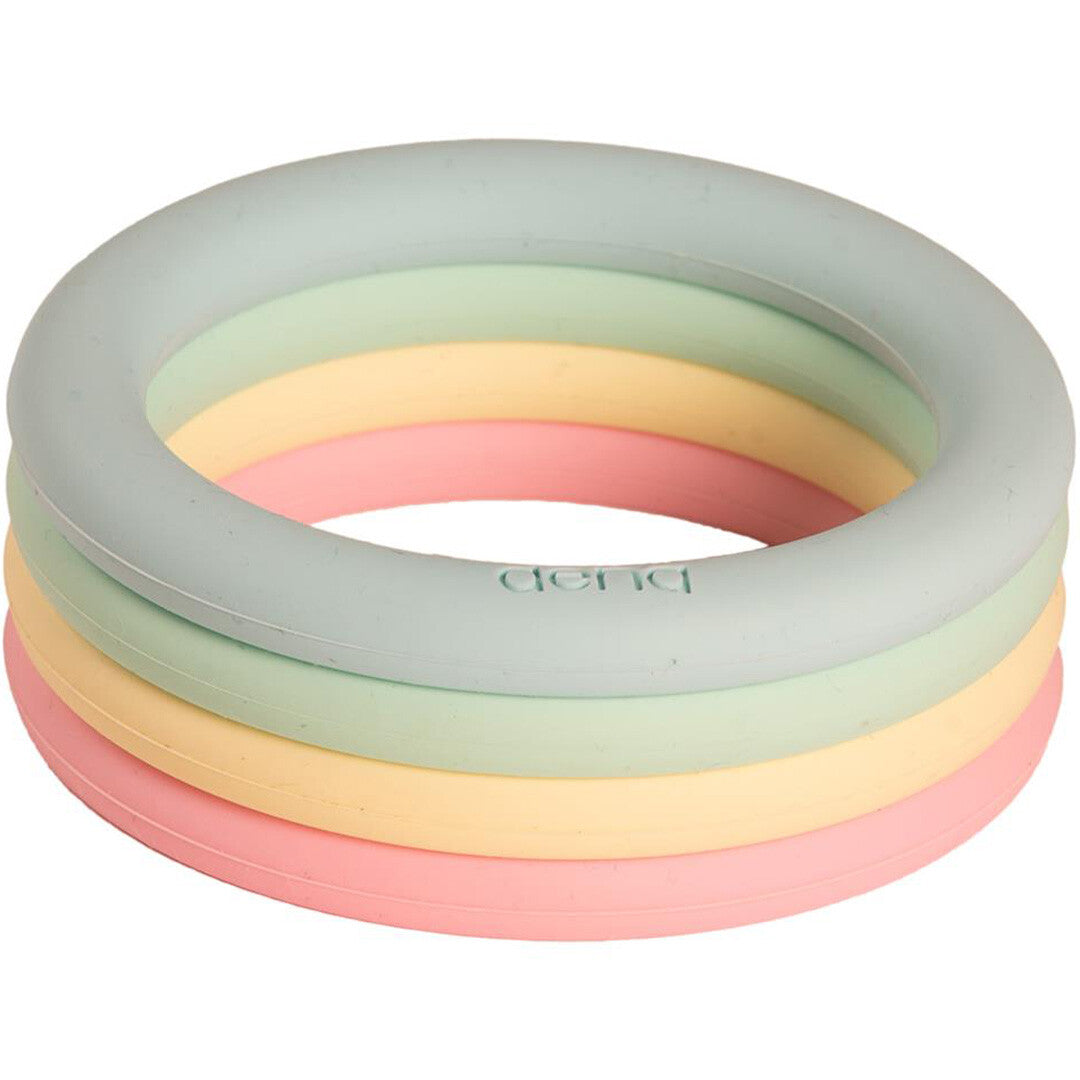 dëna bijt- en stapelspeeltjes ringen - pastel | 5052592 | 0