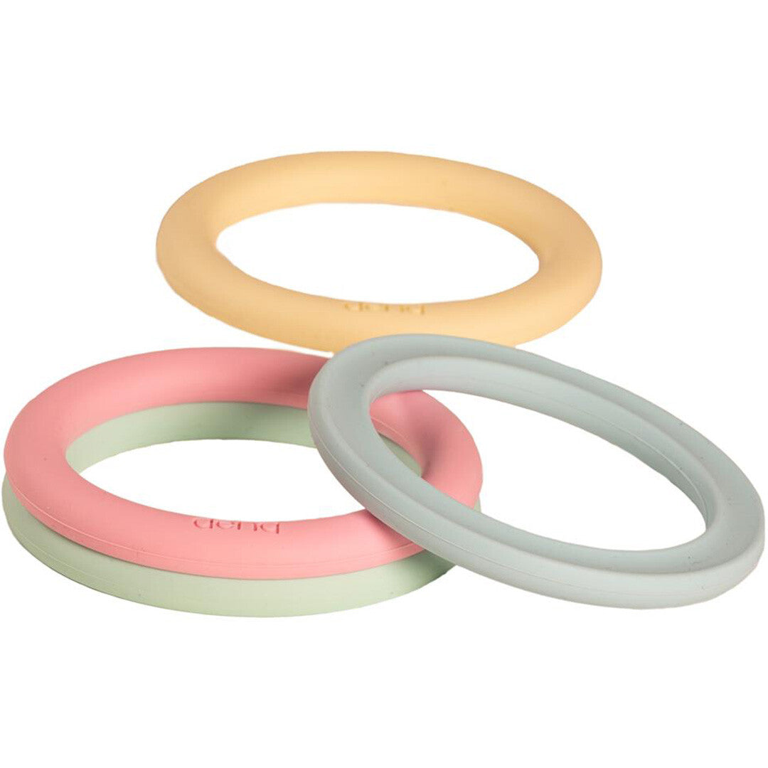 dëna bijt- en stapelspeeltjes ringen - pastel | 5052592 | 2