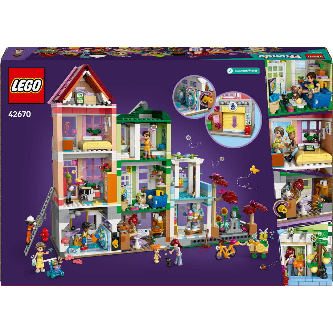 LEGO friends heartlake city appartementen en winkels