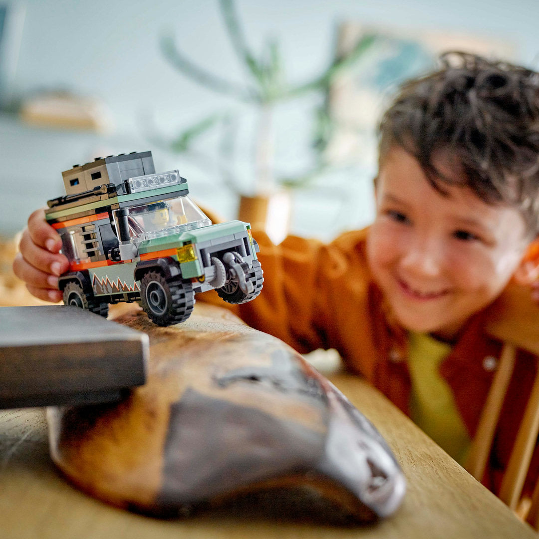 LEGO city 4x4 terreinwagen voor in de bergen