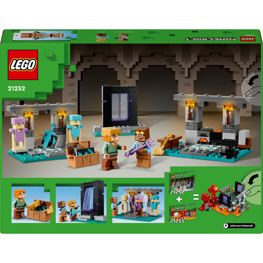 LEGO minecraft de wapensmederij bouwavontuur
