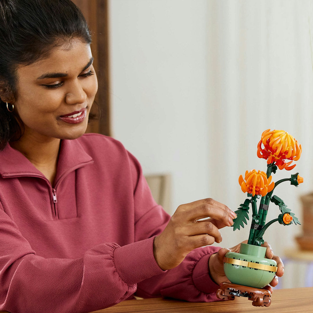 LEGO botanicals chrysant decoratieve bloemenbouwset