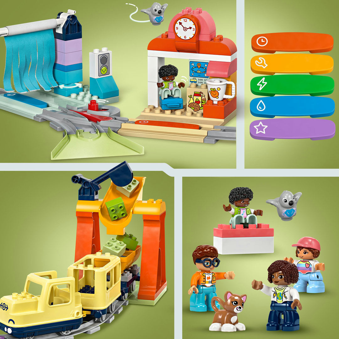 LEGO DUPLO stad grote interactieve buurttrein set