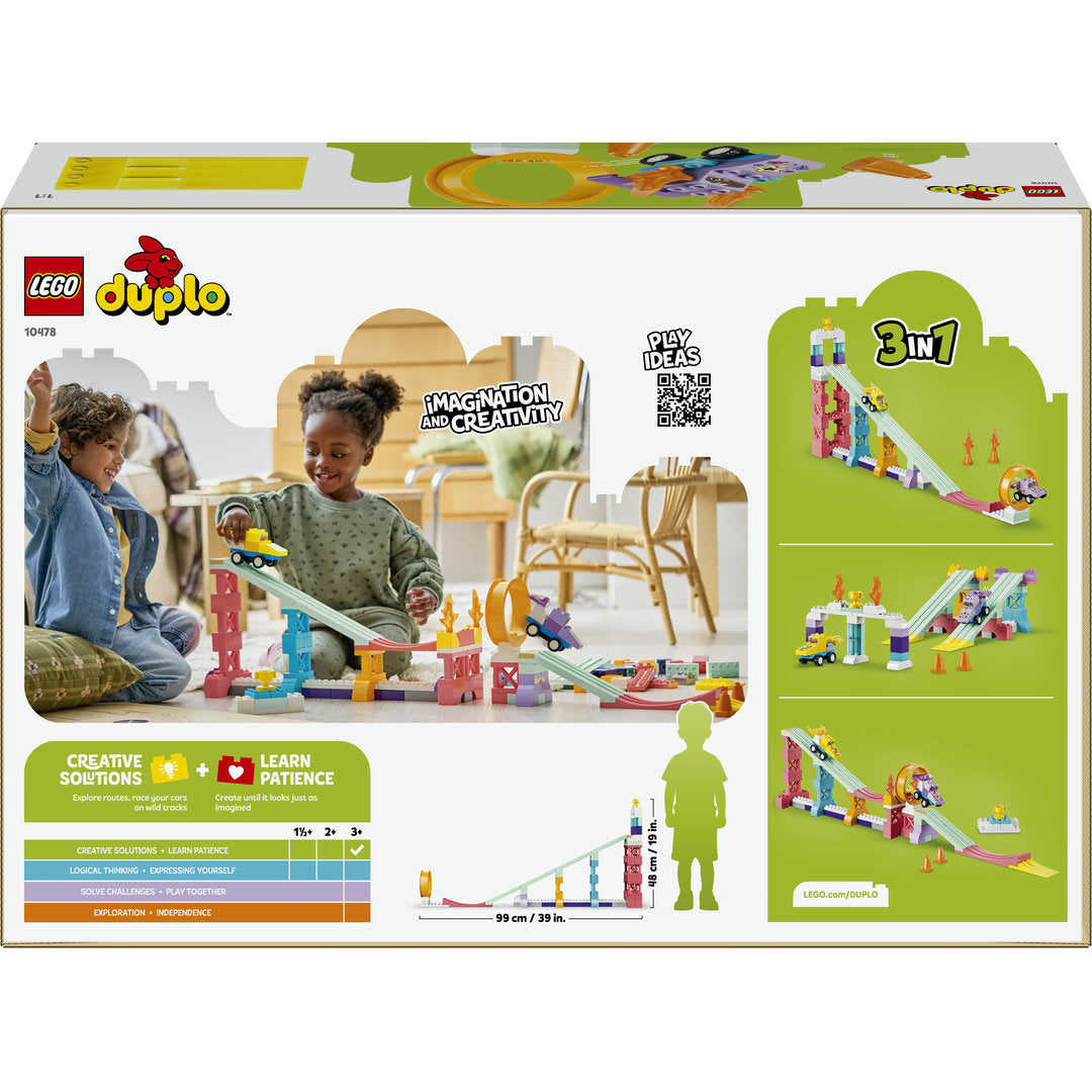 lego duplo stad 3-in-1 creatieve hellingen met voertuigen set | 10478 | 5