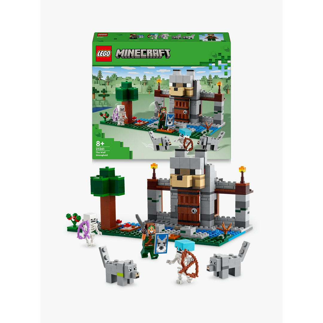LEGO minecraft de wolvenburcht speelset met fort