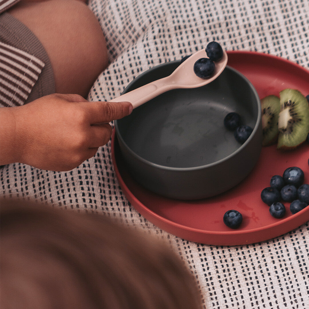 dantoy biobased kinderkommen mocca - olive - 2st | 6211 | 3