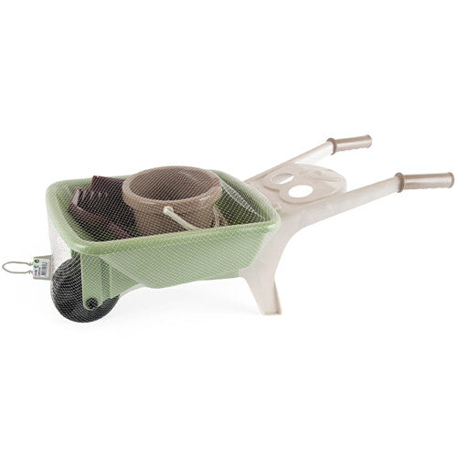 dantoy green garden kruiwagen met tuingereedschap - 4-delig | 4723 | 3