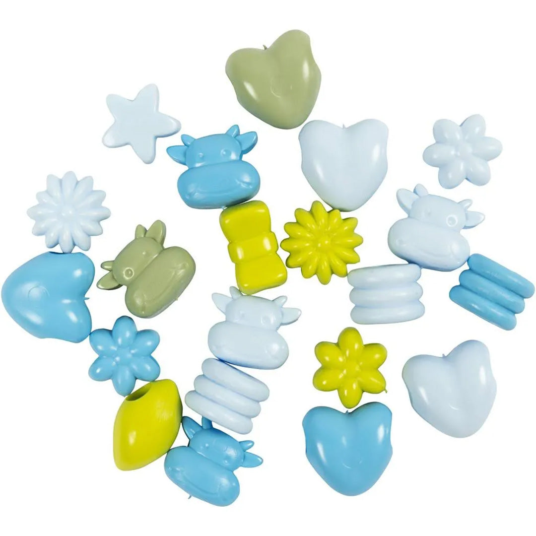 dantoy pastel kralenset - forest - 280st | DY5930 | 1