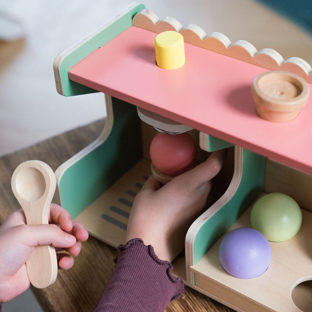dantoy playful wood ijskraam - 12-delig | DY4774 | 2