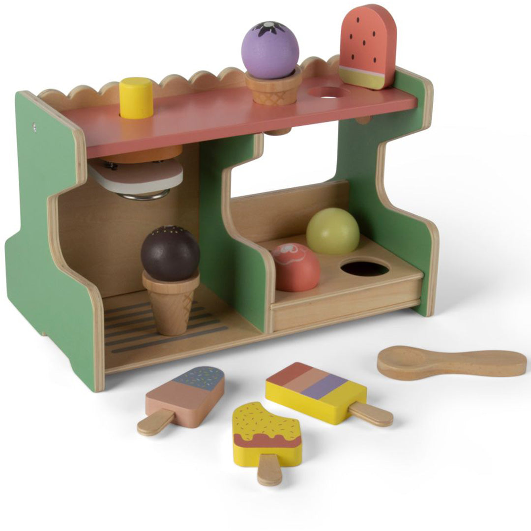 dantoy playful wood ijskraam - 12-delig | DY4774 | 3