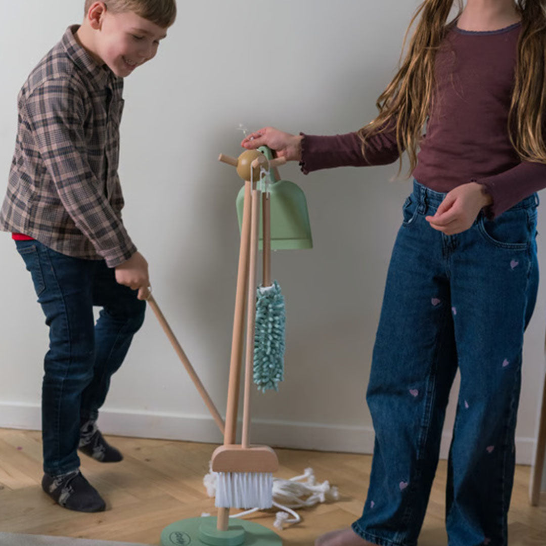 dantoy playful wood schoonmaakset - 6-delig | DY4780 | 3