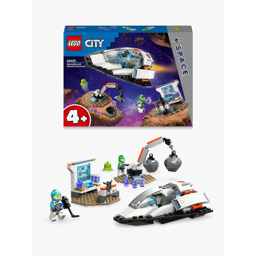 LEGO city ruimteschip en ontdekking van asteroïde set