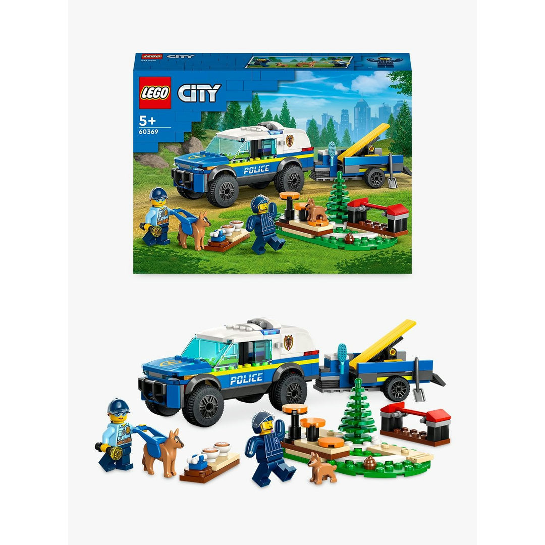 LEGO city mobiele training voor politiehonden  bouw- en speelset (197 onderdelen)