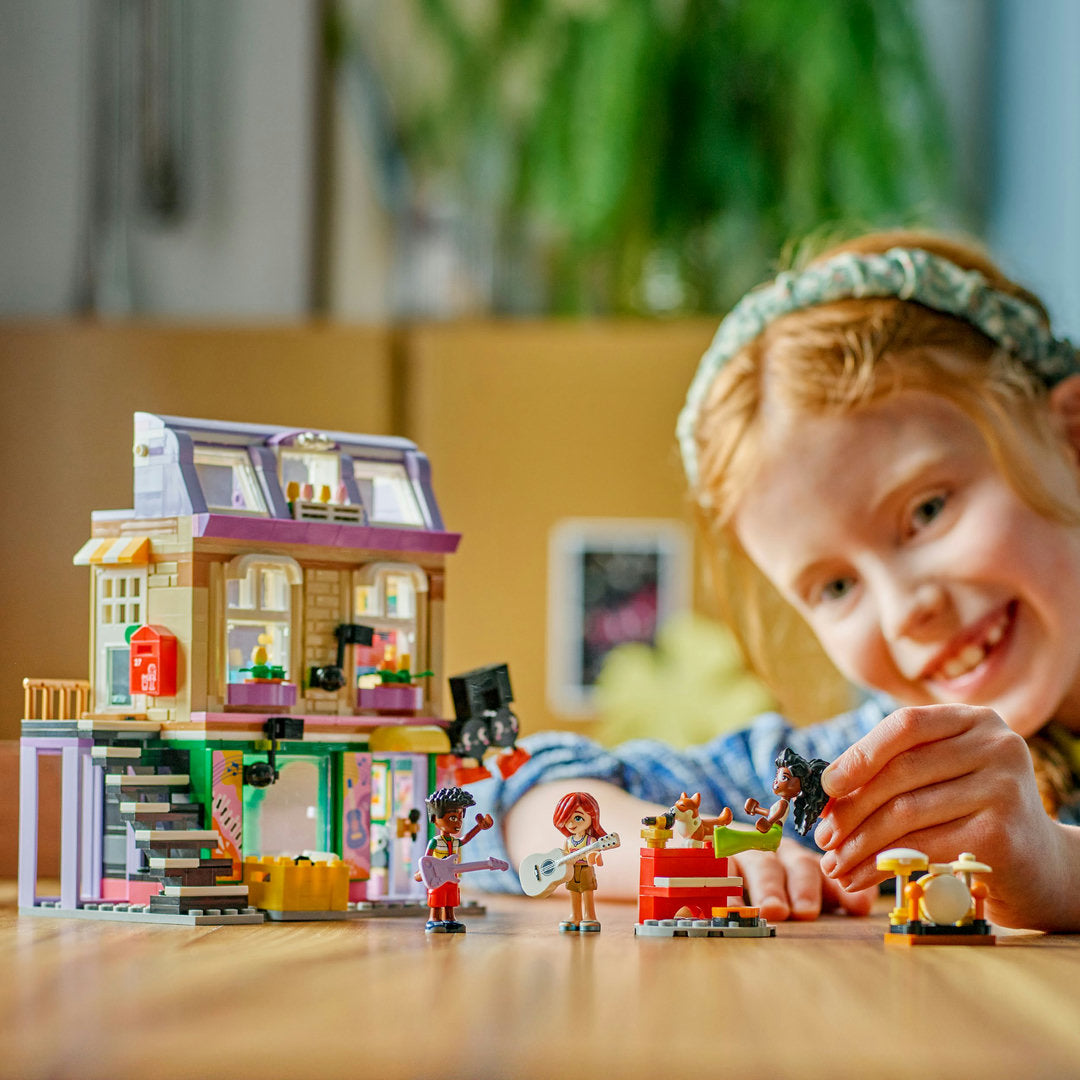 LEGO friends muziekwinkel en appartement bouwset