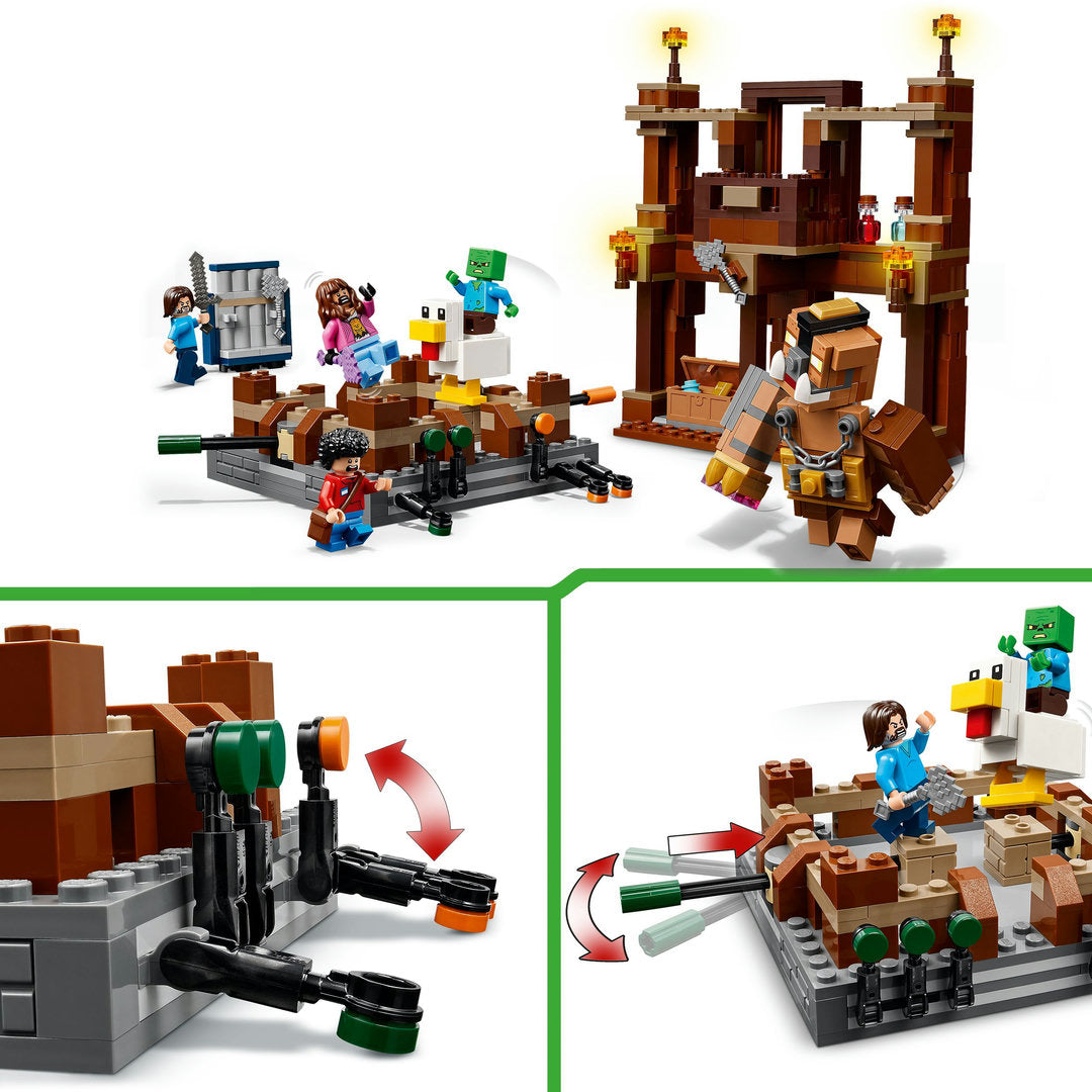 LEGO minecraft de arena bij het boslandhuis