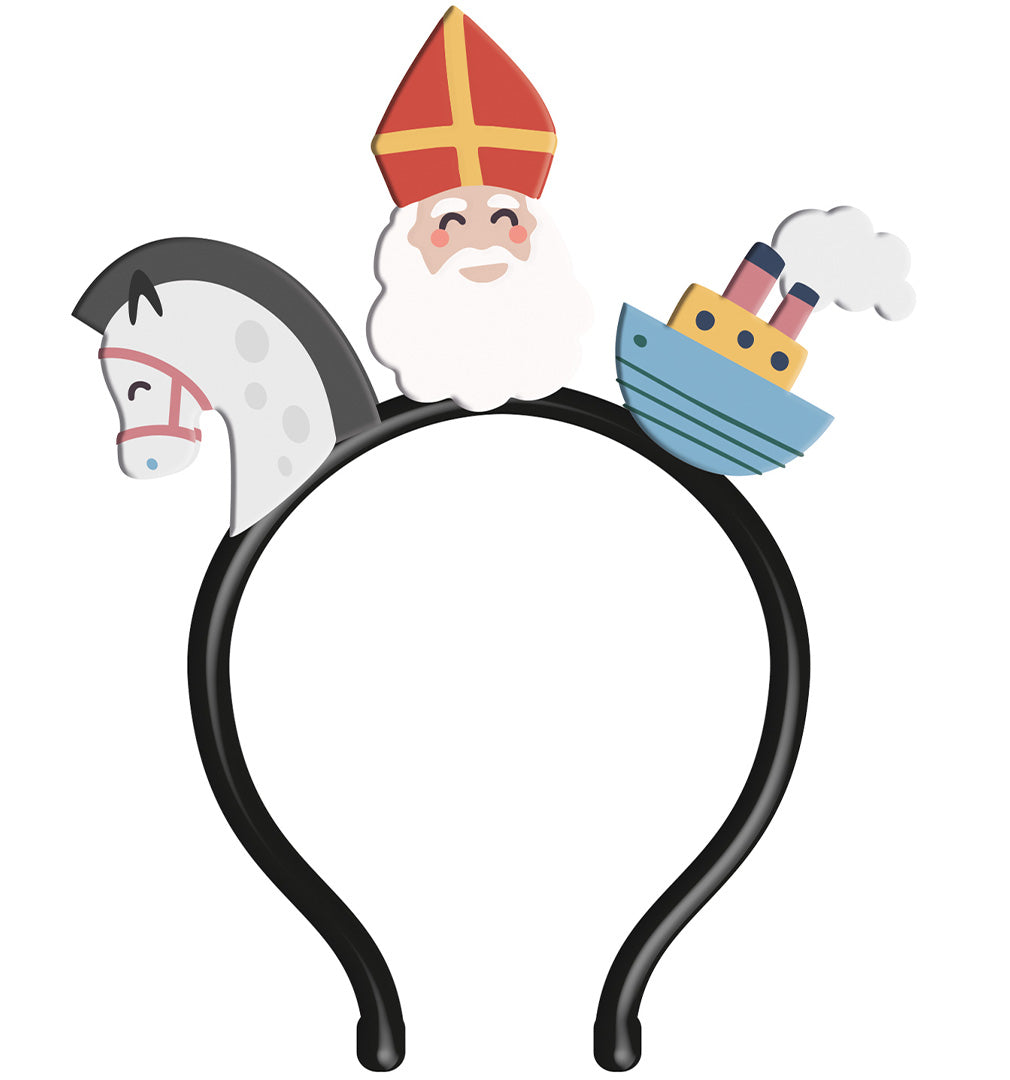 diadeem sinterklaas - sint en pieten   | 65713 | 0