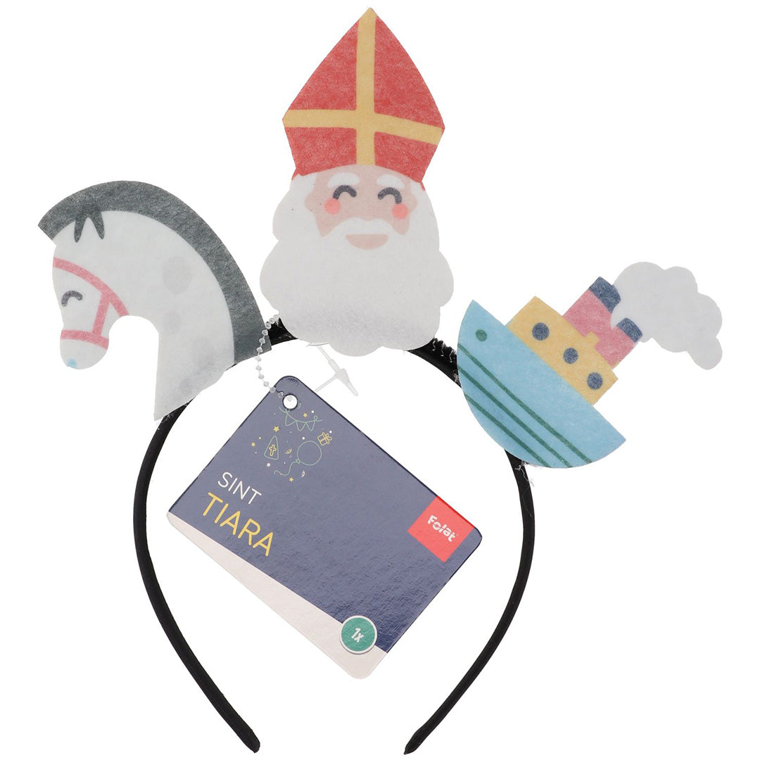 diadeem sinterklaas - sint en pieten   | 65713 | 1