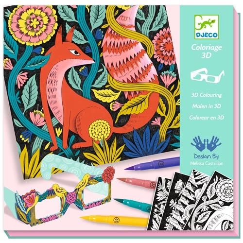 djeco 3D kleuren - fantasiebos | DJ08652 | 0